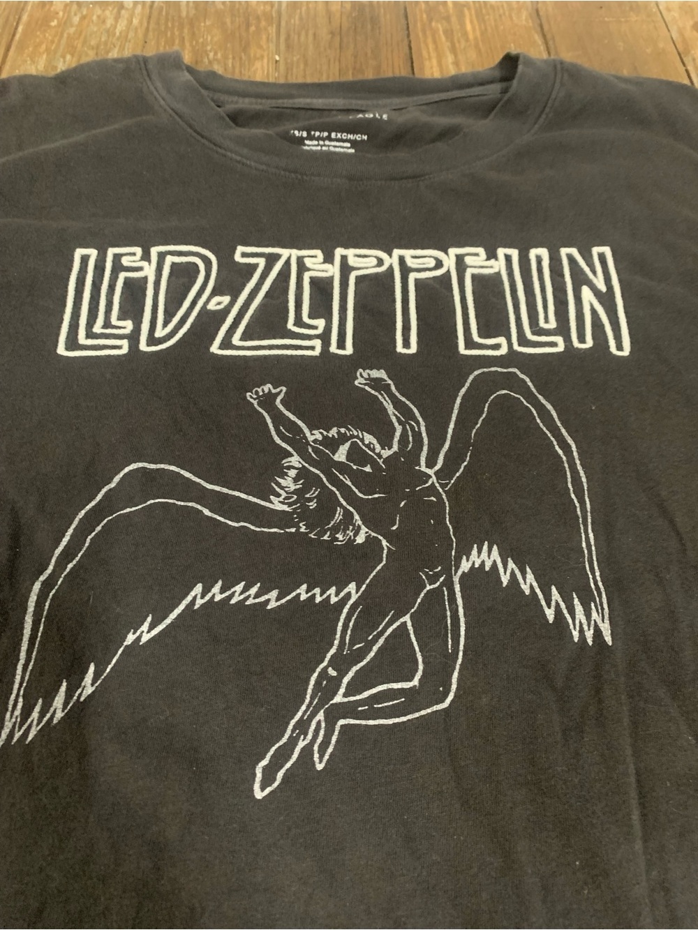 Led Zeppelin Black American Eagle T-shirt
